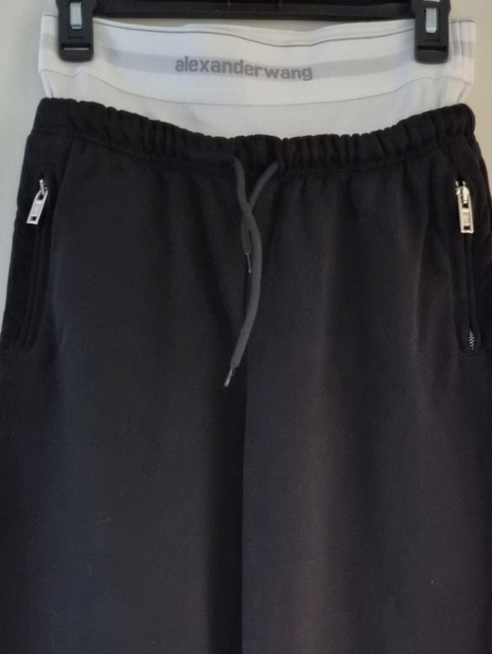 Alexander Wang Wide Leg Waistband Sweatpants